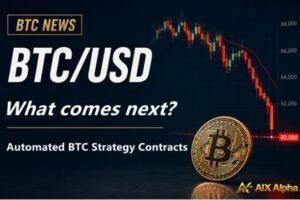 BTC/USD Volatility Creates Fast-Moving Opportunities; AIXAlpha Launches Automated BTC Strategy Contracts
